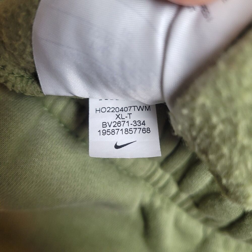 Nike Pants Mens XL Green Club Fleece Sweatpants Joggers Swoosh BV2671 - Picture 8 of 14